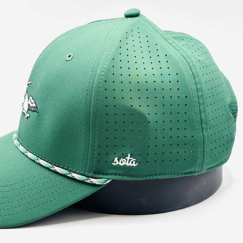 SOTA Emerald Loon SnapBack Hat Green Rope Minnesota DRI Fit - Picture 3 of 5